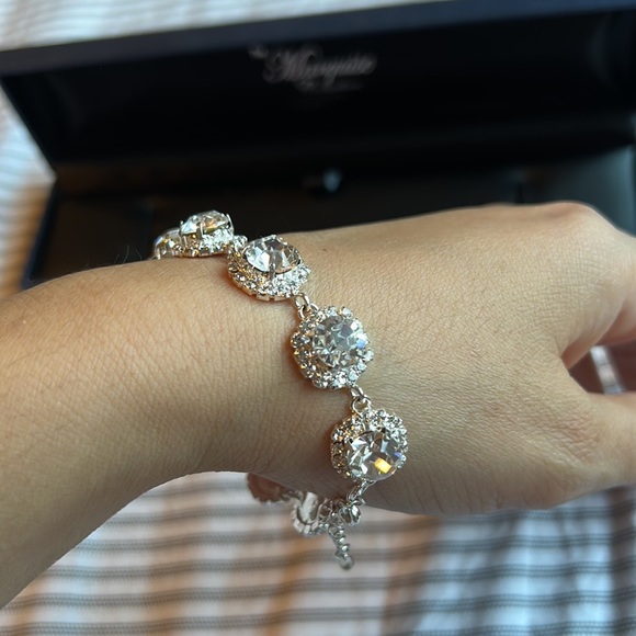 New Crystal Bridal Bracelet ✨ - Picture 1 of 6